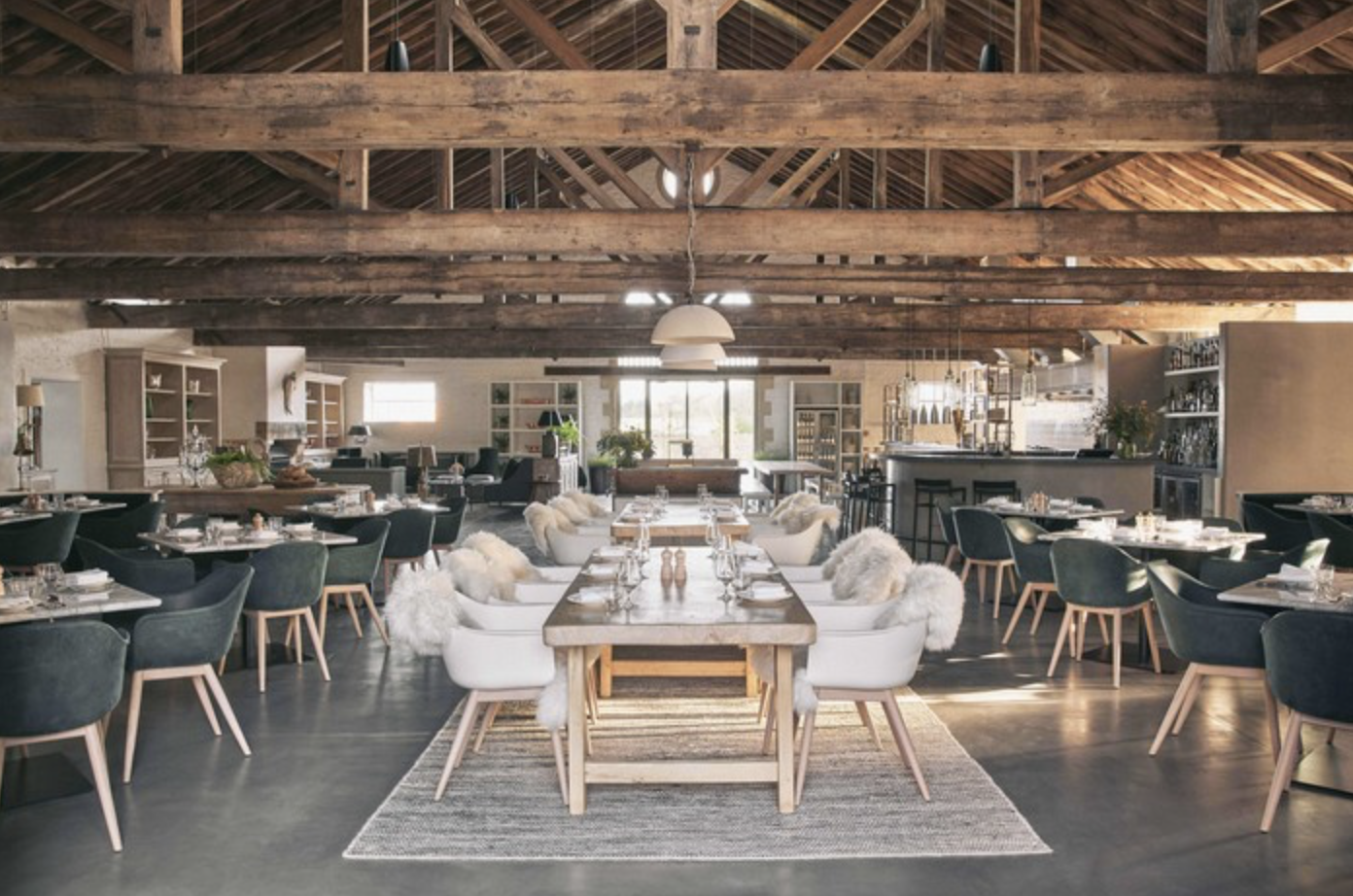 Ox Barn restaurant, Thyme in Southrop, The Cotswolds